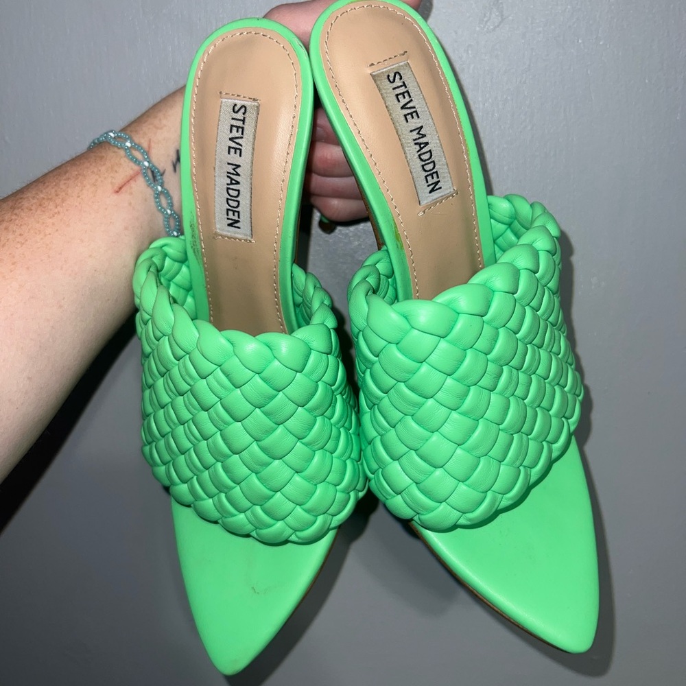 steve madden quilted heels